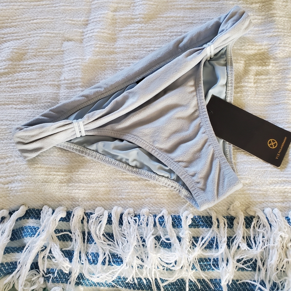 Vix bikini bottom, baby blue  NWT
